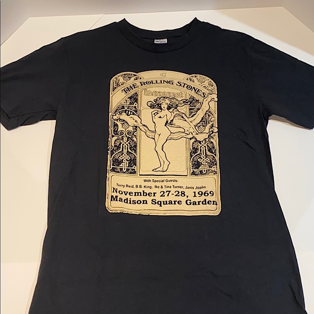 Vtg Rolling Stones MSG Concert tee